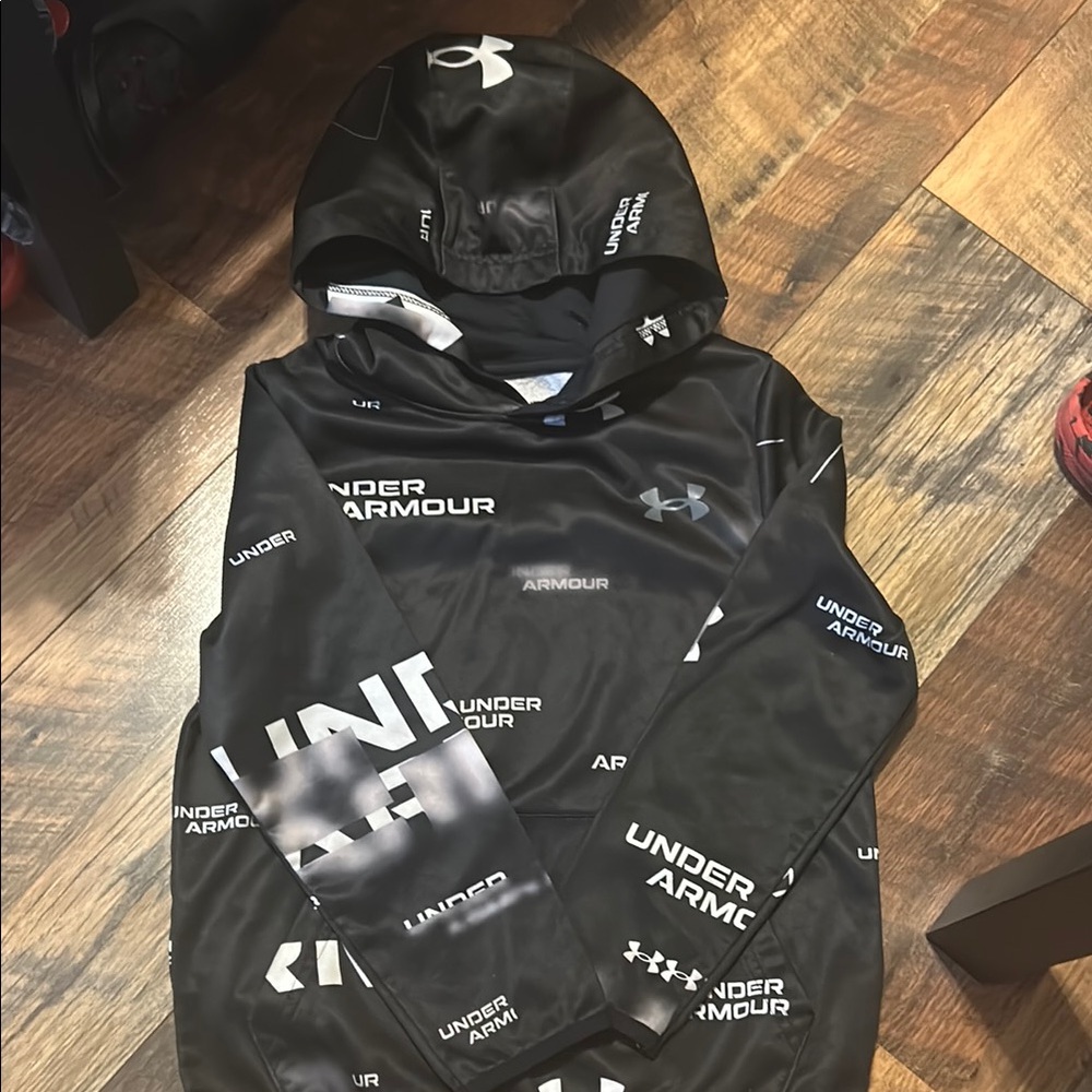 Under Armour Black Graphic Hoodie